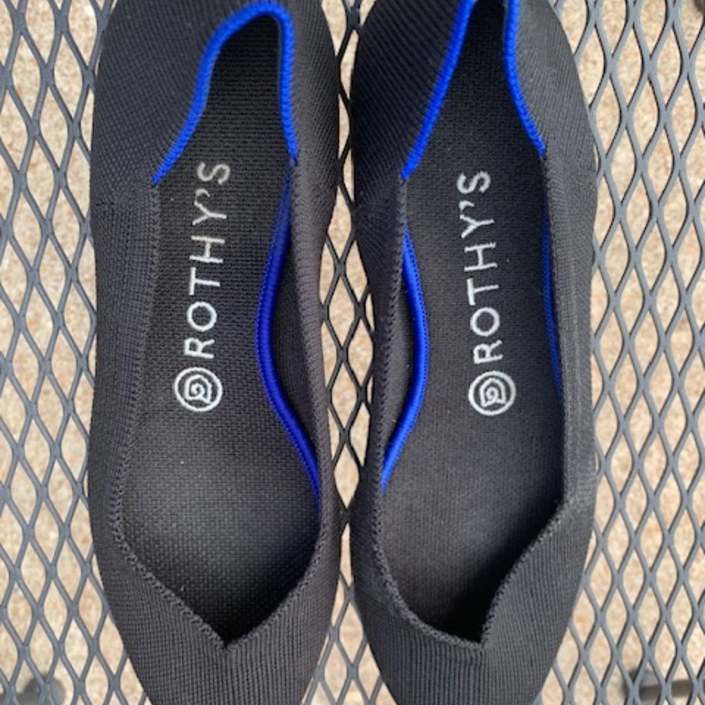 EUC Rothy's Black Size 8.5